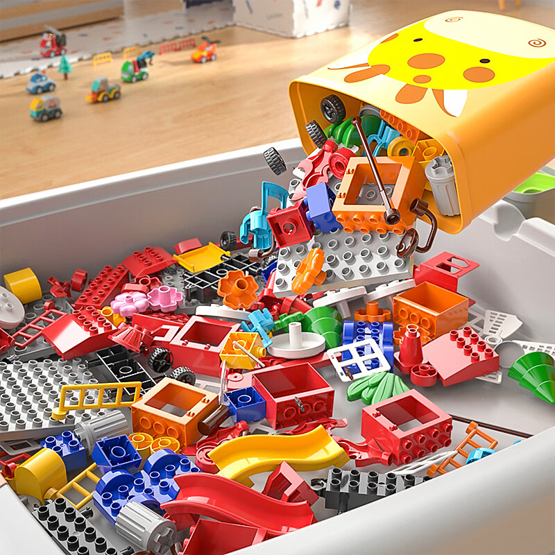 FEELO Large Particle Building Blocks Compatible with LEGO, One Jin Children's To...