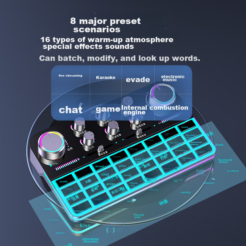 Good Shepherd Sound Card Live Streaming Equipment Set 2024 New Model for Compute...