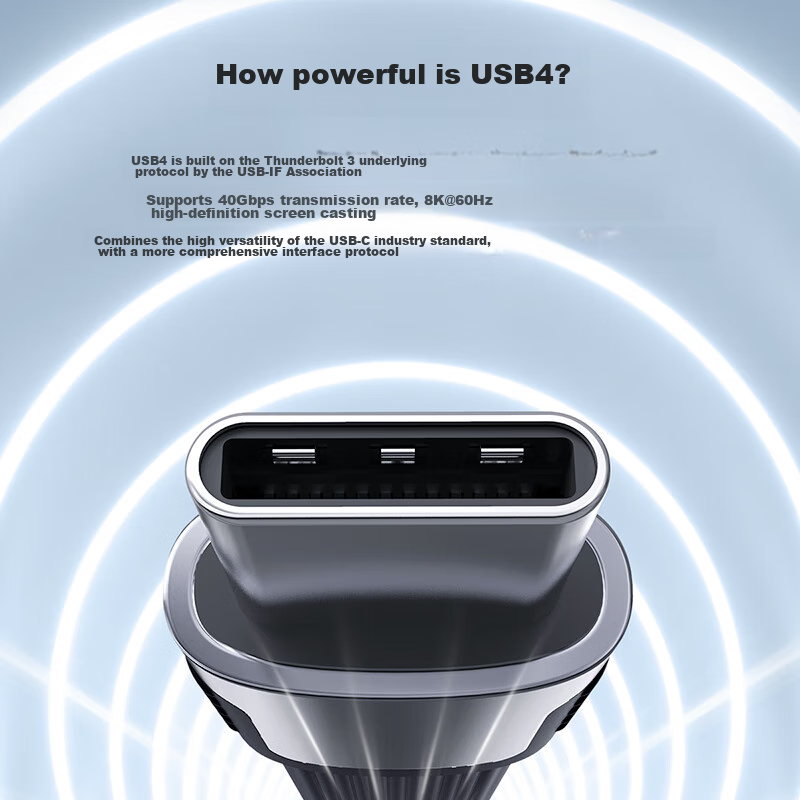 Hagibis USB4 Data Cable, Type-C Full-Function Ctoc, Compatible with Thunderbolt...