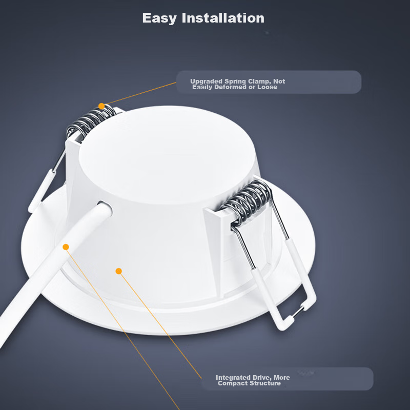 Philips LED Downlight Spotlight, Recessed, for Living Room Ceiling, Ultra-Thin E...