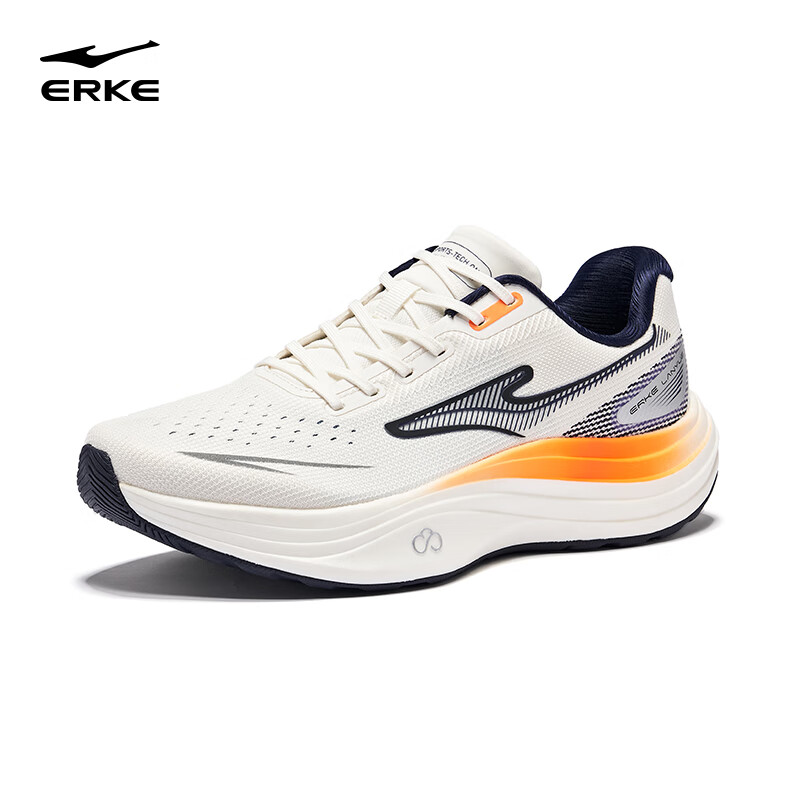 ERKE Men's Spring New Running Shoes "Leap" Shock Absorption Rebound Sports Shoes...