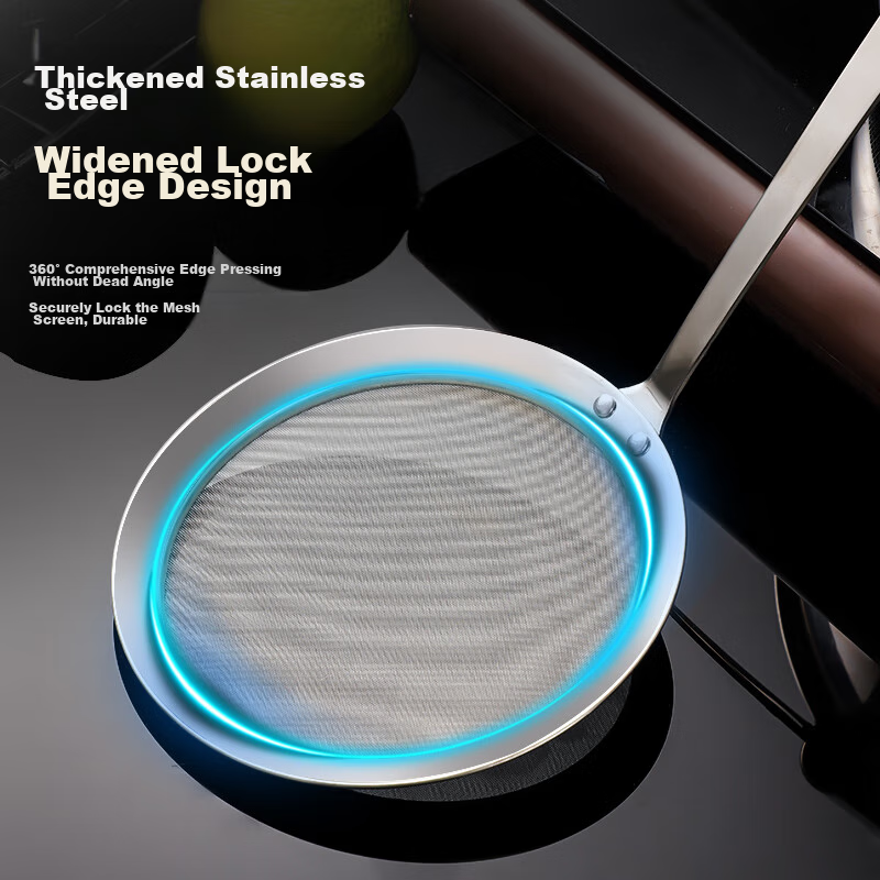 Guangyi Strainer, 304 Stainless Steel Filter Mesh, Oil Strainer, Hot Pot Skimmer...