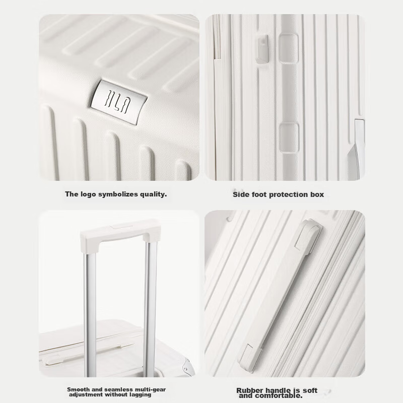 HLA Large Capacity Suitcase with Wheels, Password Lock, Business Travel Luggage...