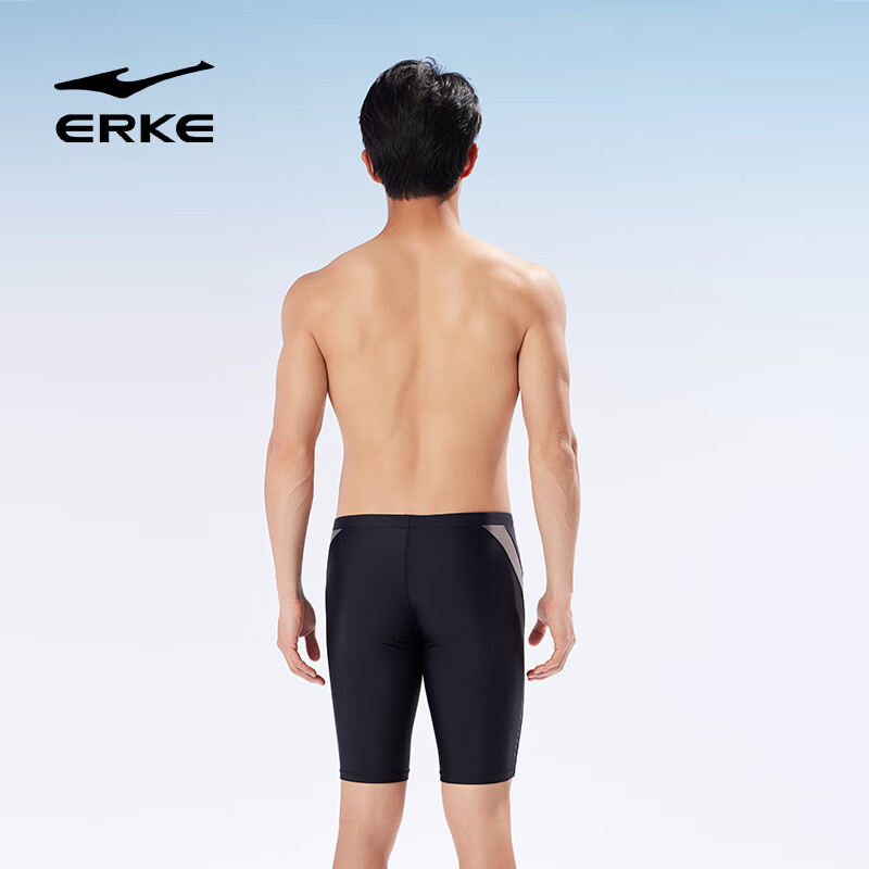 ERKE Men's Square Leg Swim Trunks Quick Dry Swimwear Professional Spa Swimming T...