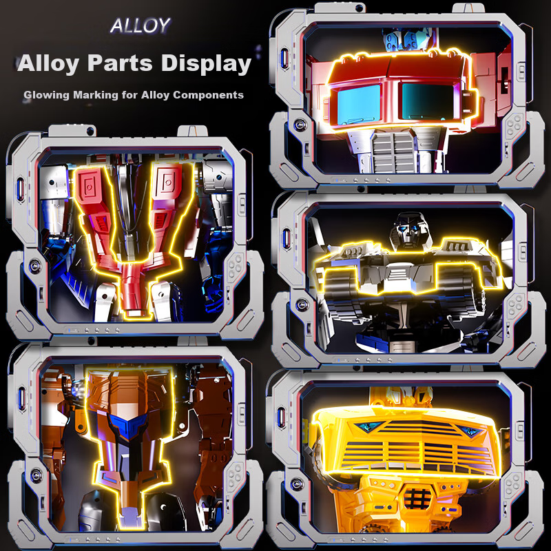 GUOU Children's Transforming Toy, Transformers Car Robot, Bumblebee Action Figur...