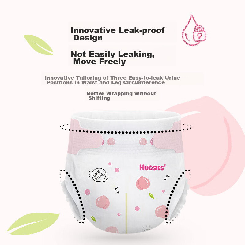 Huggies Platinum Diapers, Size L, 76 Pieces (9-14kg), Large Size, Baby Diapers,...