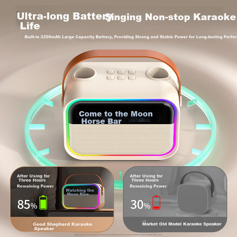 Good Shepherd Microphone Speaker with Built-in Sound Card KTV Microphone Family...