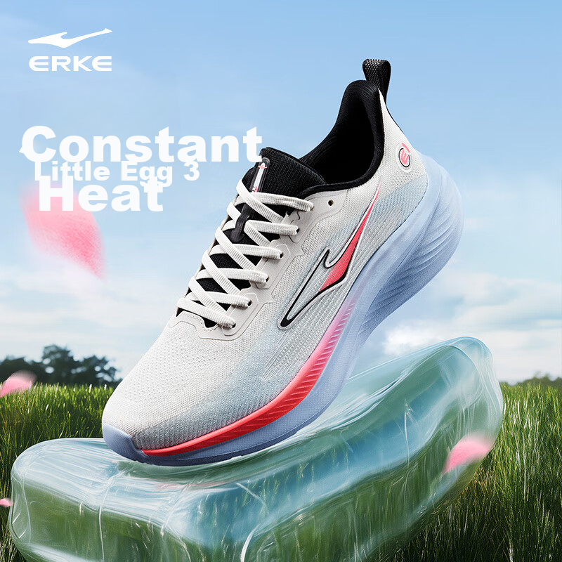 ERKE Spring New Dopamine Running Shoes Jingzhe 3 Men's Sports Shoes Lightweight...