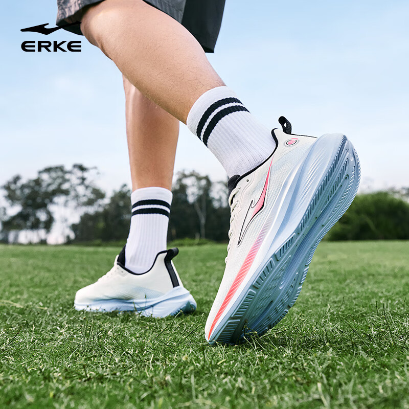 ERKE Spring New Dopamine Running Shoes Jingzhe 3 Men's Sports Shoes Lightweight...