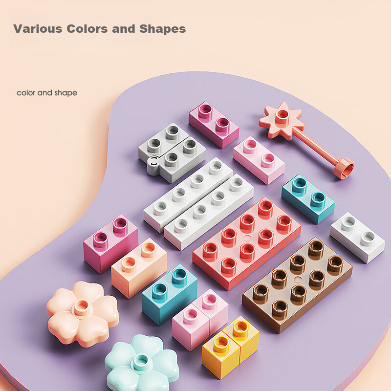 FEELO Large Particle Building Blocks Toy Compatible with LEGO Children Boys Girl...