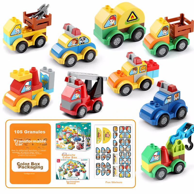 FEELO Children's Building Blocks Toy Compatible with LEGO, Large Particles, Birt...