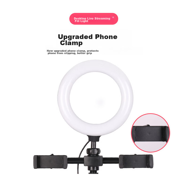 Good Shepherd Mobile Phone Live Streaming Stand, Desktop Beauty Fill Light, Dual...