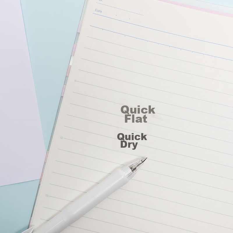 KOKUYO Imported Retractable Gel Pen Vivid DRY, High School Entrance Exam Colorfu...