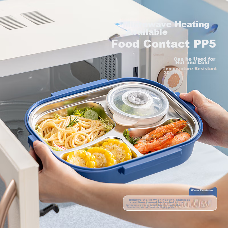 Guangyi 316 Stainless Steel Lunch Box for Elementary School Students, Office Wor...