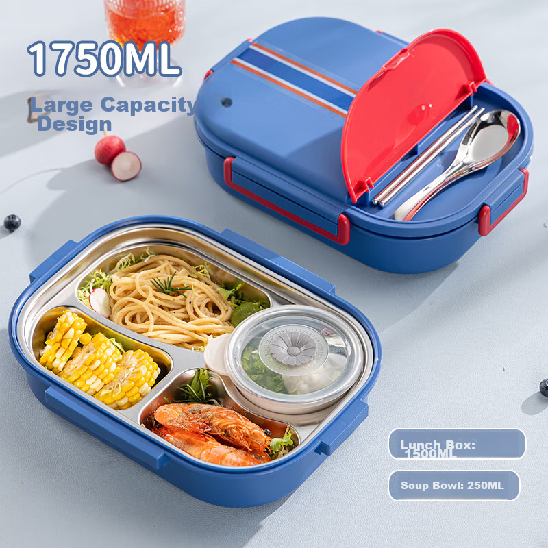 Guangyi 316 Stainless Steel Lunch Box for Elementary School Students, Office Wor...