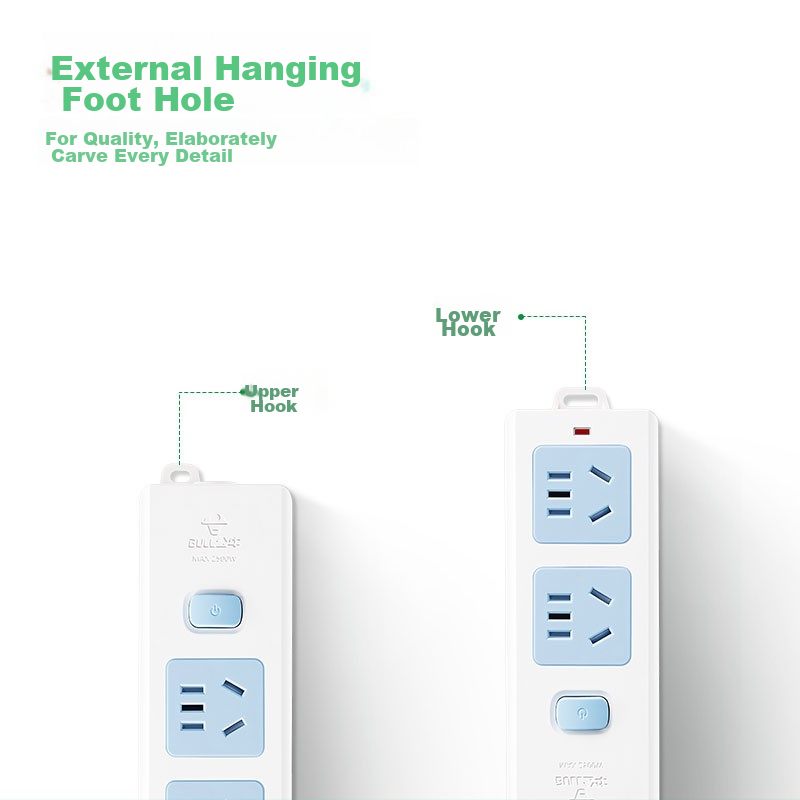 BULL New National Standard Wireless Power Strip, 2-Outlet Master Control Power S...