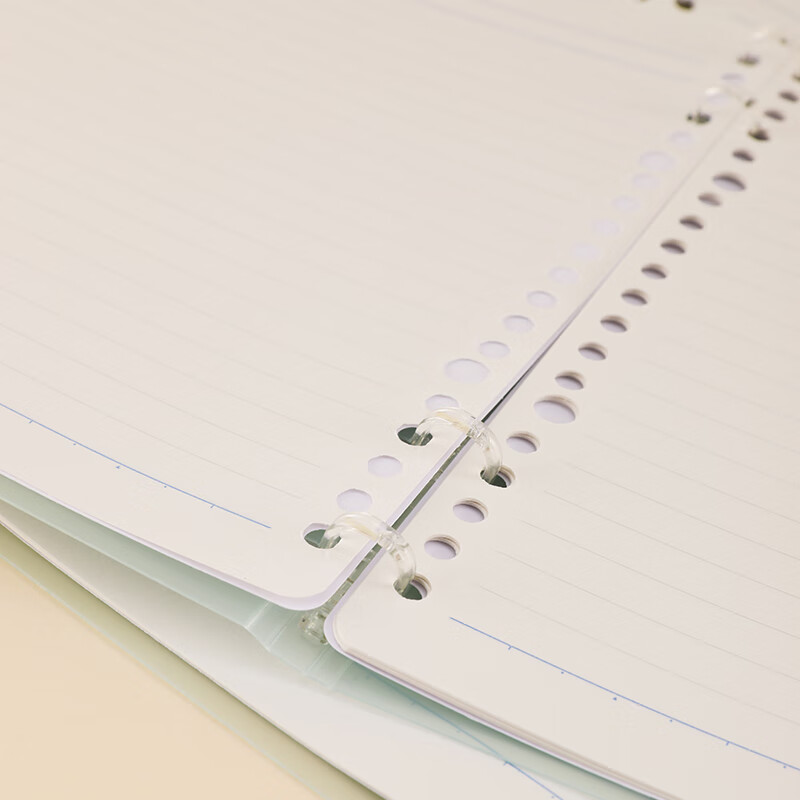 KOKUYO A5 Notebook Campus Ultra-Thin Four-Ring Loose-Leaf Notebook, 10 Sheets 8m...