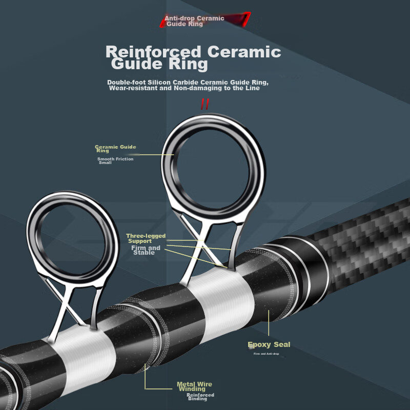 Anime-Style Fishing Rod Set, Long-Distance Casting Rod, High-Carbon Ultra-Light...