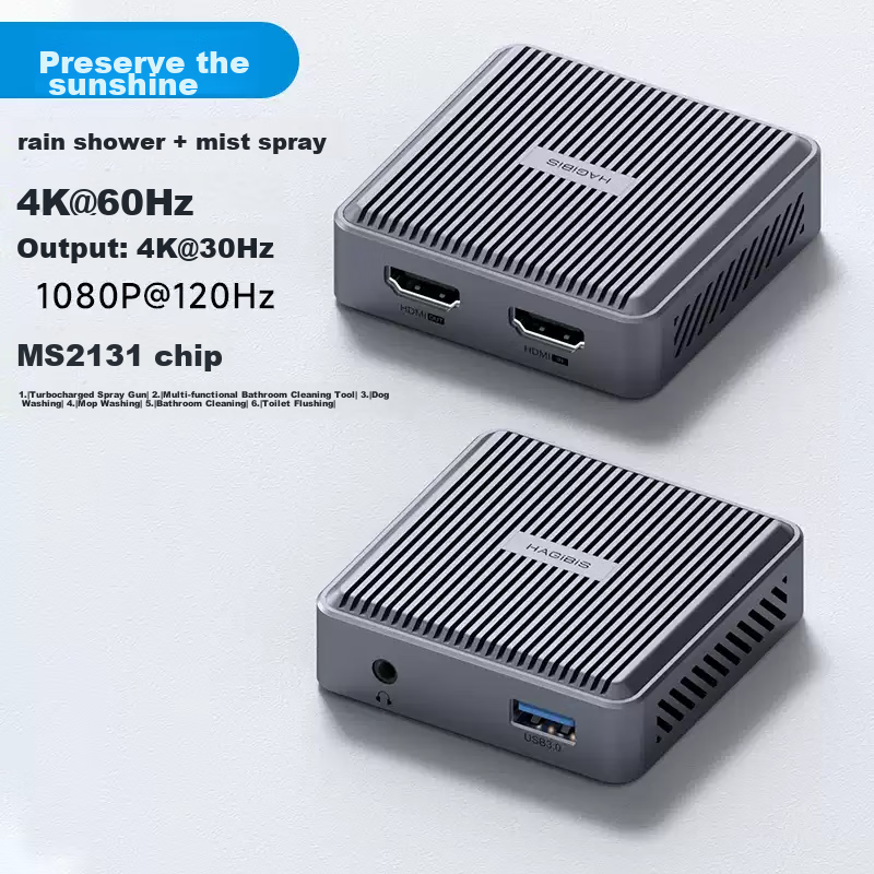 Hagibis Video Capture Card for Switch Live Streaming, PS5 Game Recording, 4K Out...