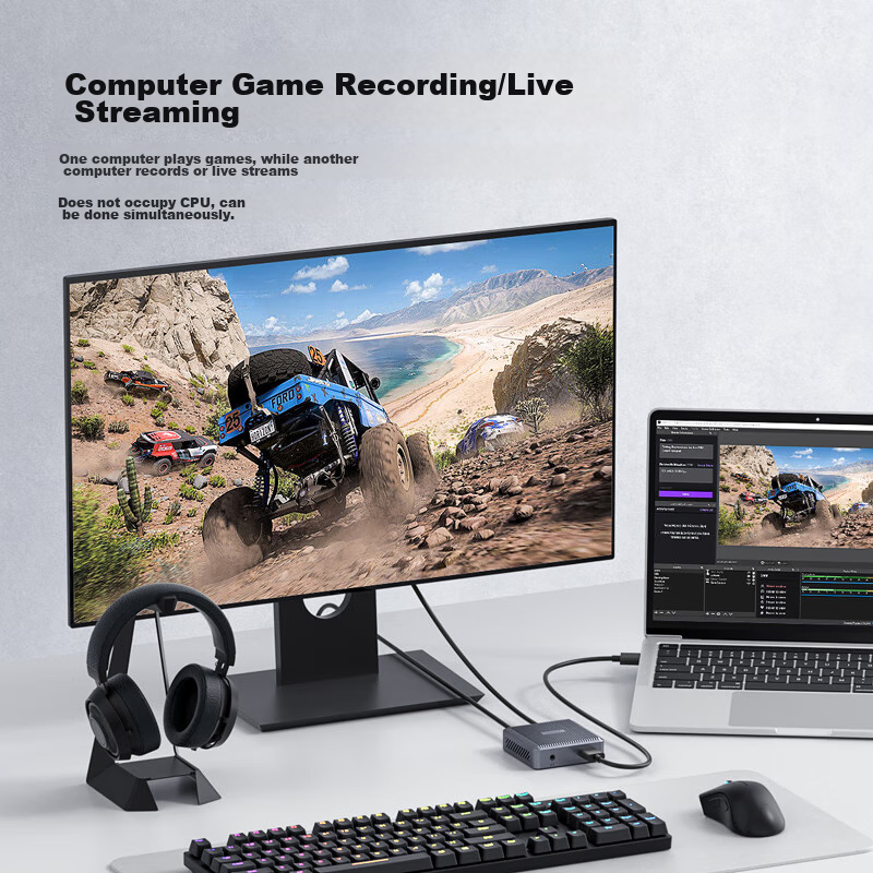 Hagibis Video Capture Card for Switch Live Streaming, PS5 Game Recording, 4K Out...