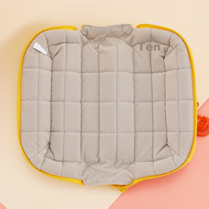 KOKUYO Student Office Storage Bag Pillow Case Polyester Canvas Pencil Case, Yell...