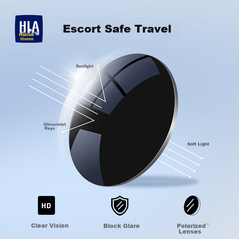 HLA Polarized Sunglasses for Men Cool Driving Sunglasses Men Sunscreen Sunshade...