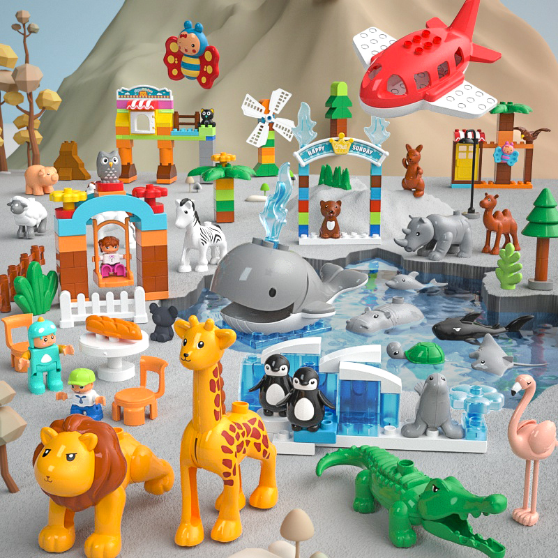 FEELO Compatible Large LEGO-Style Building Blocks Toy for Boys And Girls, Birthd...