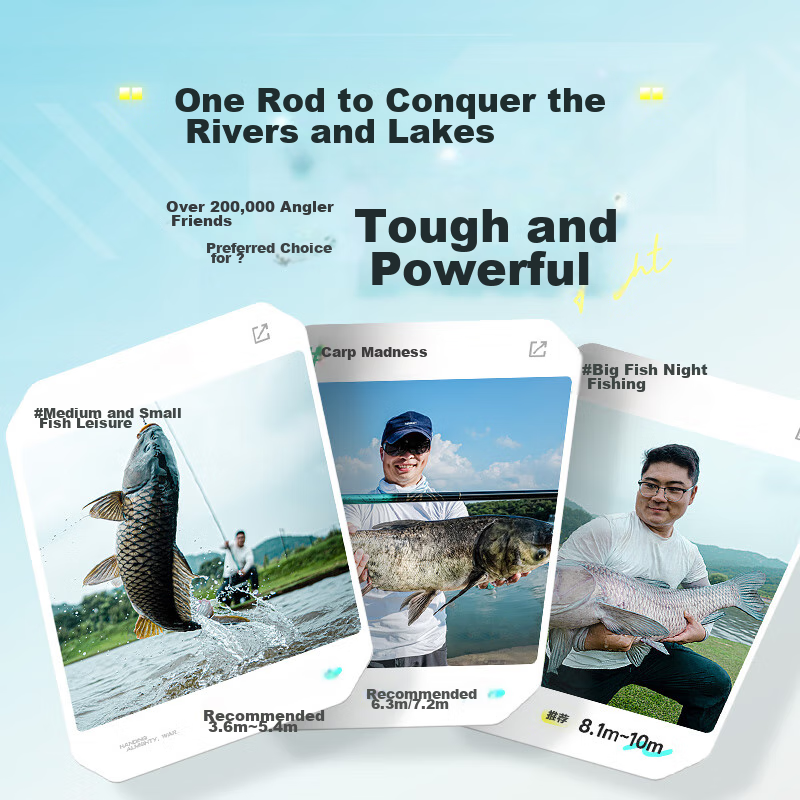 Handingyu Fishing Rod, Handheld Rod, Platform Fishing Rod, Silver Carp And Bighe...