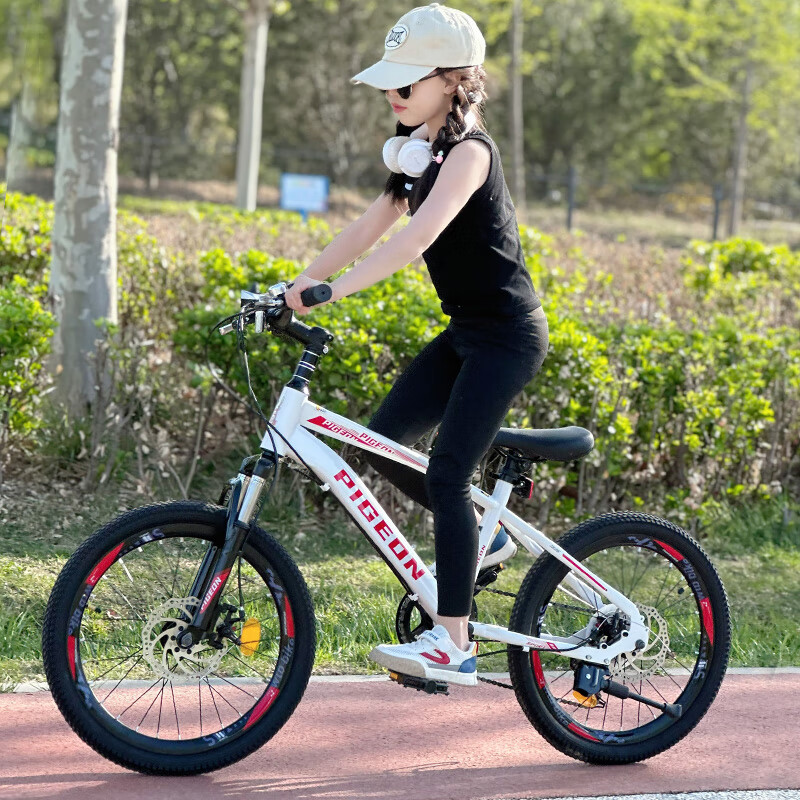 PIGEON Children's Bicycle, Student Mountain Bike, Youth Single-Speed Off-Road Bi...