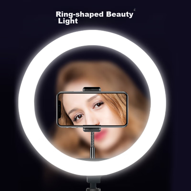 Good Shepherd Mobile Phone Live Streaming Stand, Floor-Standing Beauty Fill Ligh...