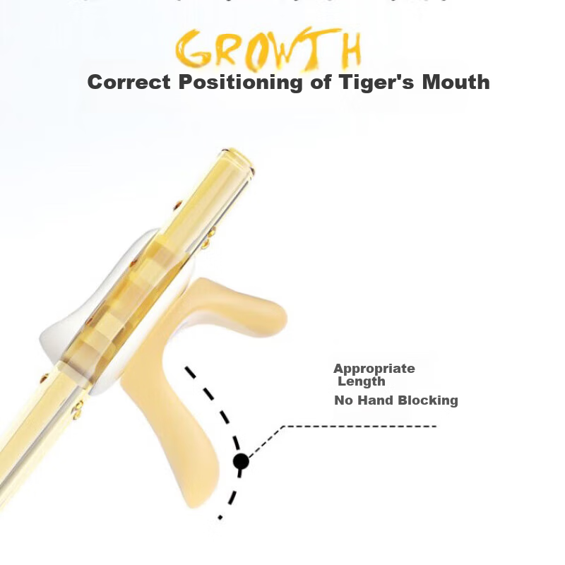 HOY BELL Children's Chopsticks Training Chopsticks Tiger Mouth Learning Chopstic...