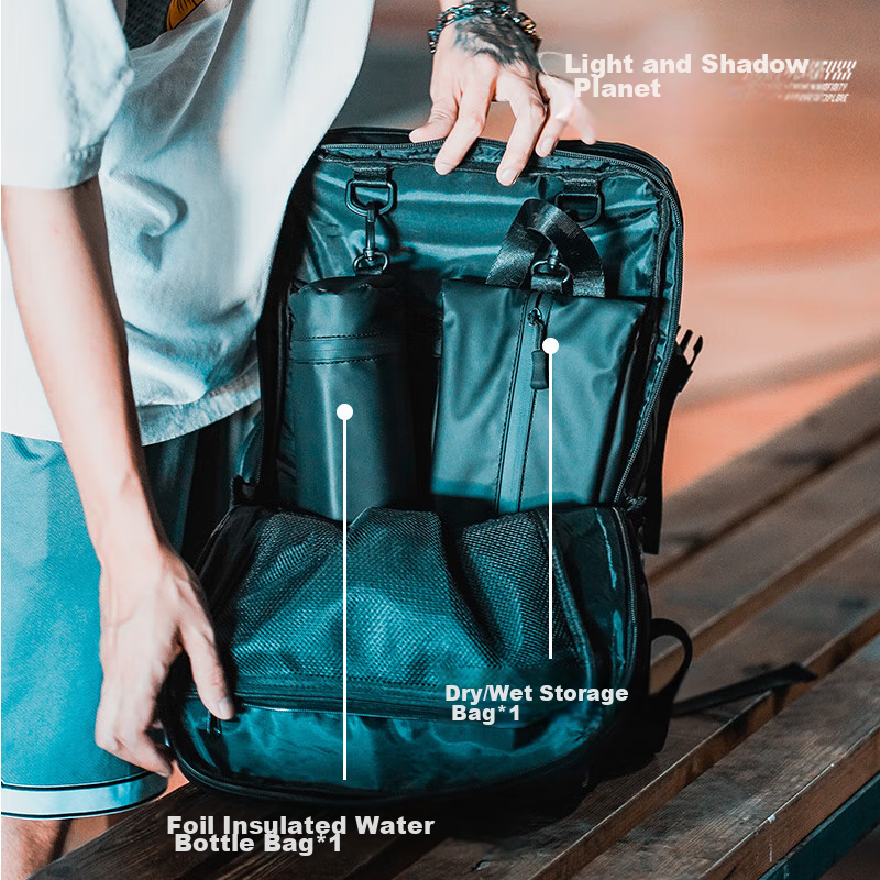 GYXX Backpack for Men, Functional Basketball Travel Bag, Large Capacity Sports C...