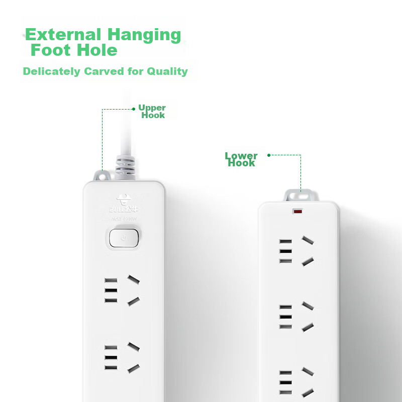 BULL New National Standard Power Strip/Extension Cord/Power Bar/Power Strip/Powe...