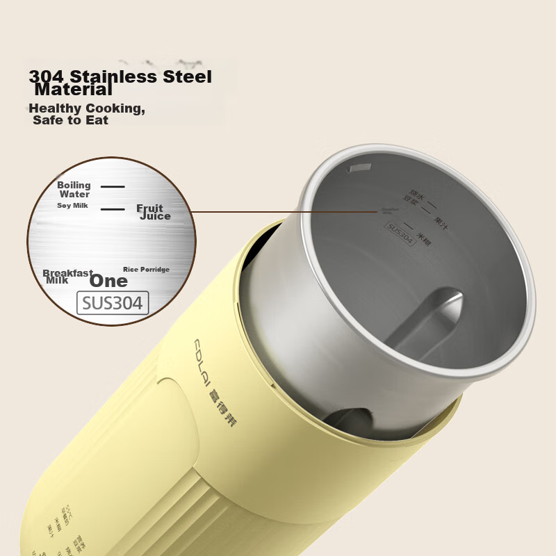 Fudelei New Mini Soymilk Cup Intelligent Fully Automatic Portable No-cook Direct...