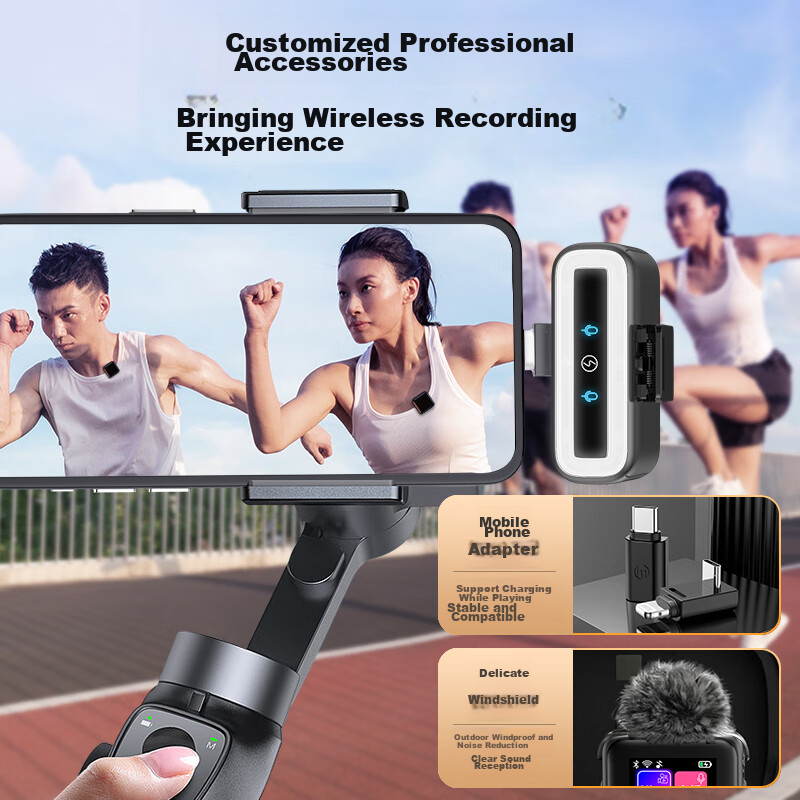 Good Shepherd Wireless Microphone, Clip-On Lavalier, TikTok Live Streaming Equip...