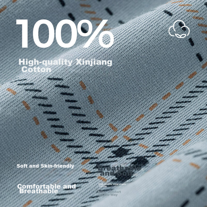 HLA Men's Pajamas, Pure Cotton, Turn-Down Collar, Cardigan, Comfortable, Suitabl...