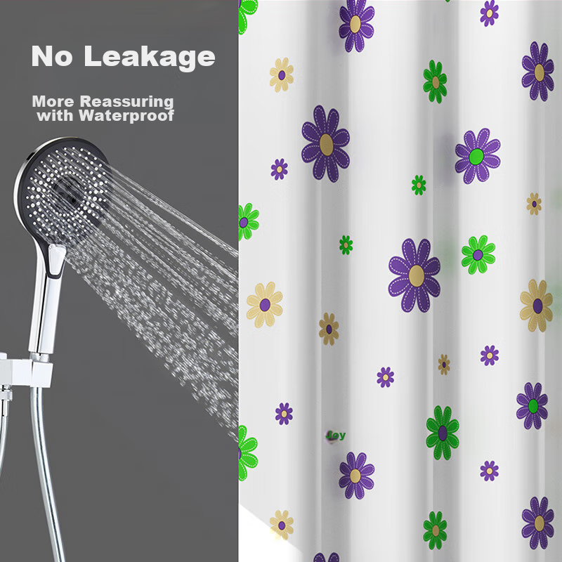 Guangduola Shower Curtain, Room Divider, Thickened Bathroom Curtain, Shower Curt...
