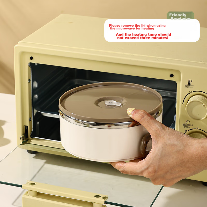 Guangyi Multi-Layer Insulated Lunch Box, 304 Stainless Steel Insulated Container...