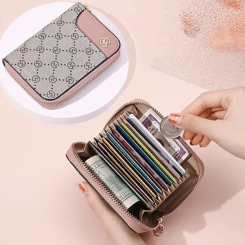 Golf Card Holder for Women, Fashionable Printed Multi-Card Slots Large Capacity...