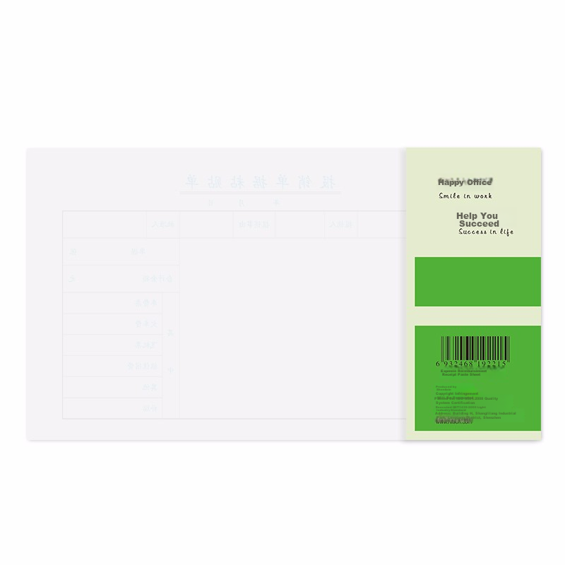 LISON Reimbursement Document Paste-Off Sheet (Invoice Version), 10-Pack, Financi...