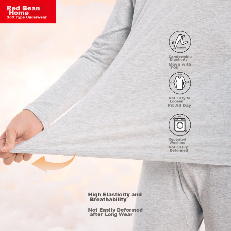 Hodohome Children's Autumn Underwear Set, Boys' Class A Modal Thermal Underwear,...