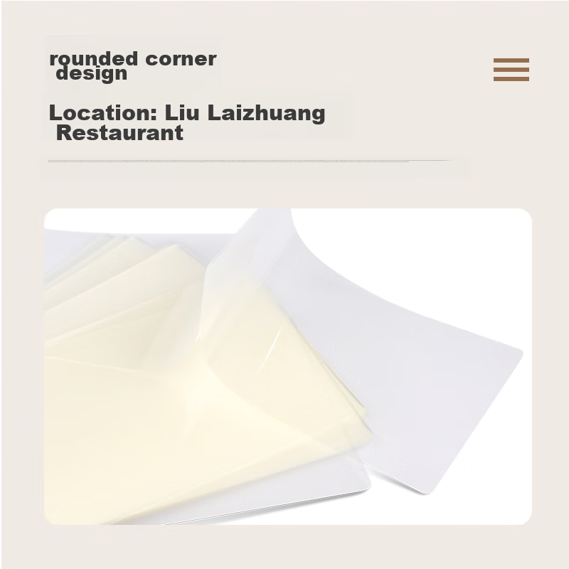 HOOYE A4 70mic Laminating Pouch, 7 Mil Thick, High-Clarity Transparent Laminatin...