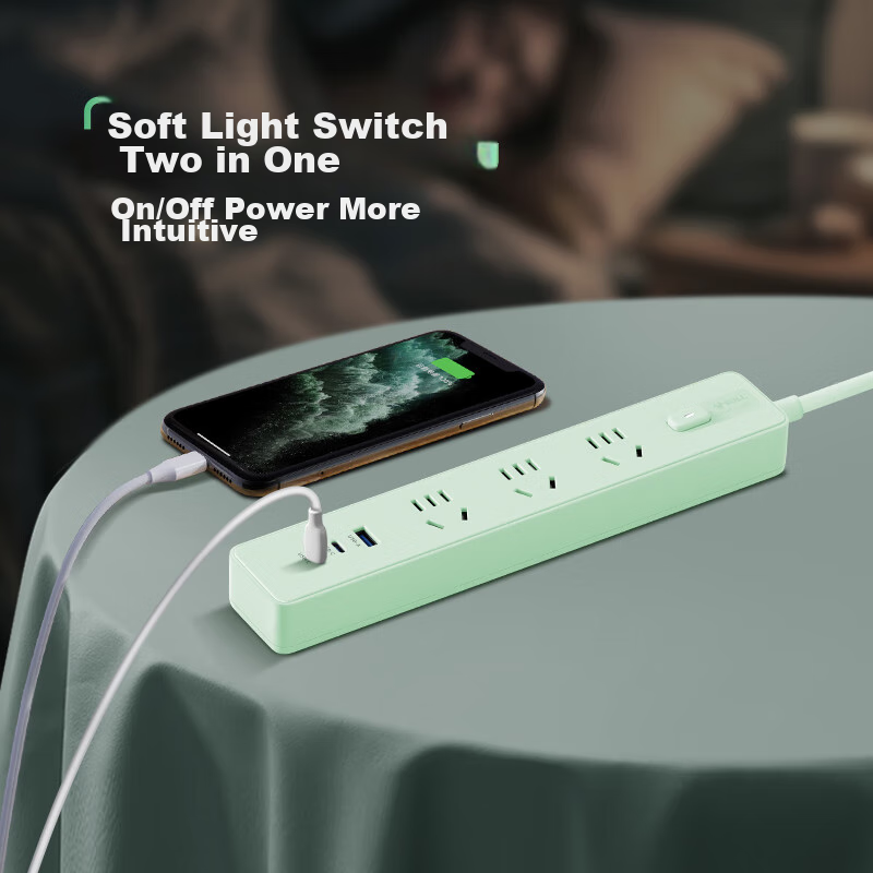 BULL 20W PD Apple Fast Charging Power Strip/Extension Cord/Power Bar/Power Strip...