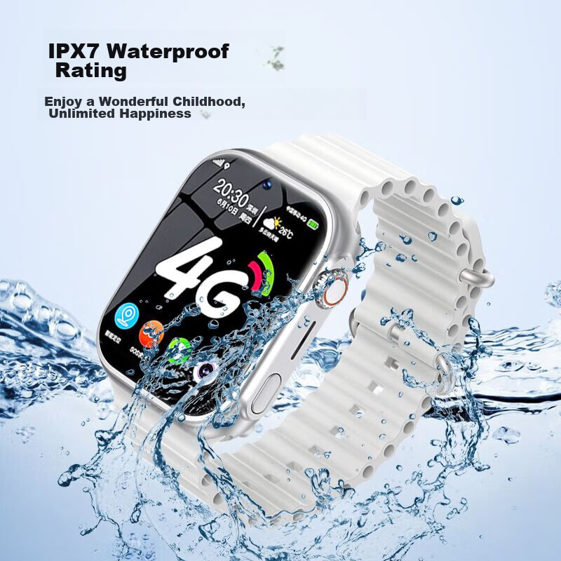 Haoji Xing [Upgraded Large Screen] Smart Phone Watch for Children, 4G Cartoon-St...