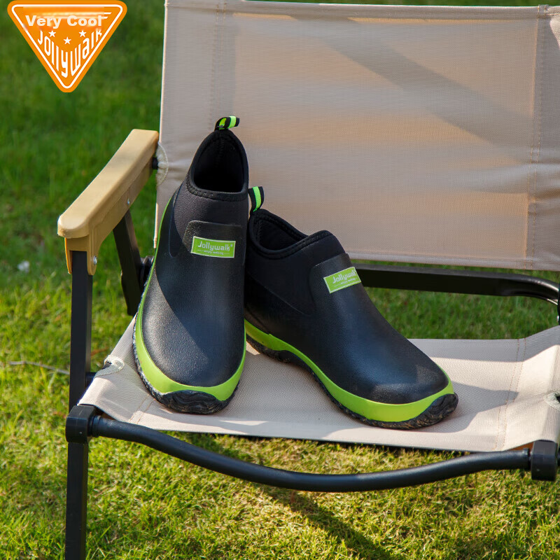 Jolly Walk Waterproof Rain Boots Men Women Rubber Shoes Fashion Rain Boots Water...