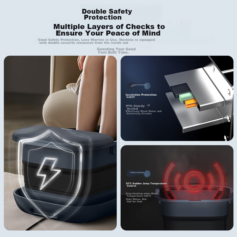 Philips Foot Bath Bucket, Foldable, Heated, Temperature-Controlled, Fully Automa...