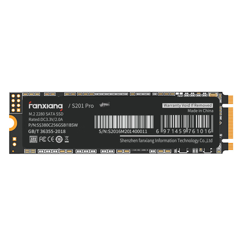 FANXIANG 1TB SSD Solid State Drive, M.2 Interface SATA Protocol, High-Speed TLC...