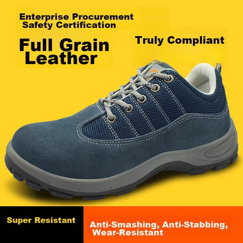 Fucheng Safety Shoes for Men, Breathable Steel Toe Cap, Anti-Smashing, Anti-Punc...