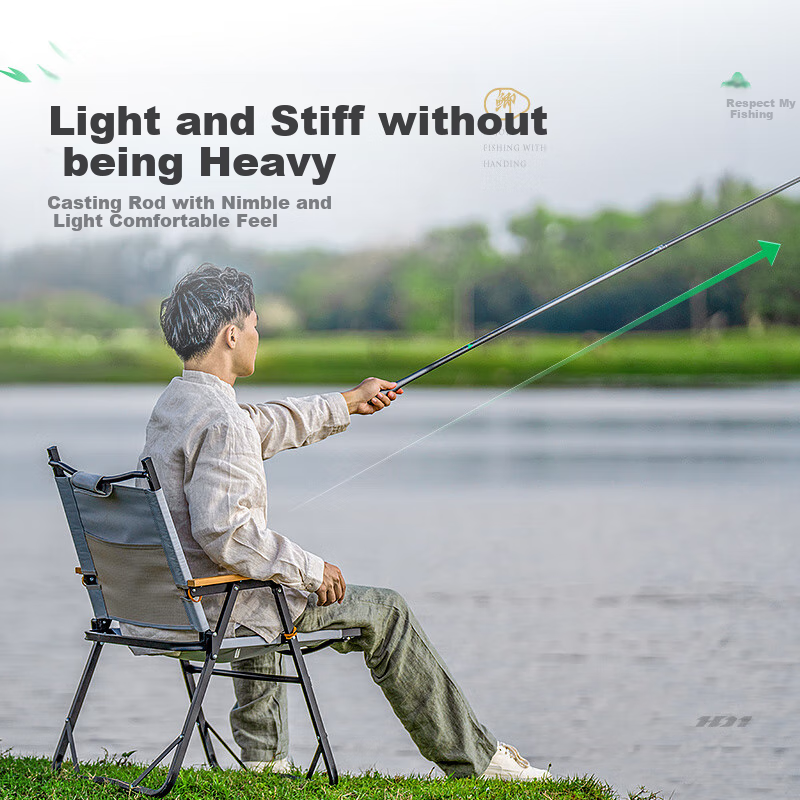 Han Ding No.1 Crucian Carp Fishing Rod Ultra-Light Ultra-Hard Hand Pole Crucian...