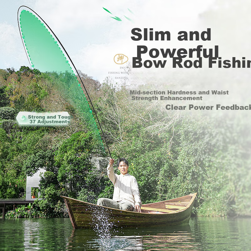 Han Ding No.1 Crucian Carp Fishing Rod Ultra-Light Ultra-Hard Hand Pole Crucian...